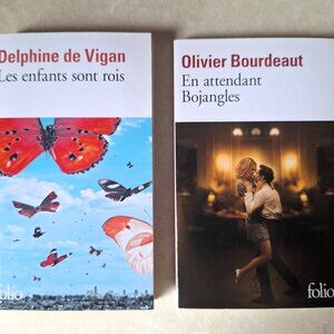 2 FRENCH BOOKS: "EN ATTENDANT BOJANGLES" - "LES ENFANTS SONT ROIS"
